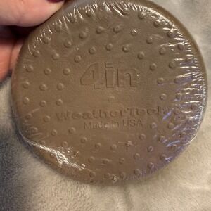 WeatherTech 4" Coasters Set Brown Made in USA Dishwasher Safe